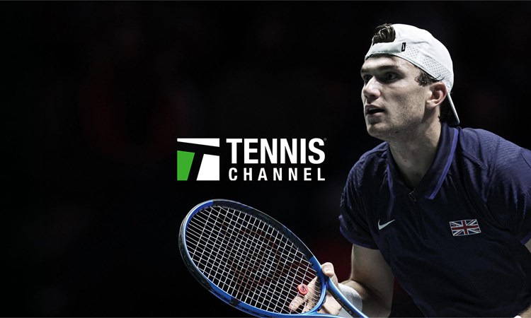 Tennis Channel giveaway promotion featuring Jack Draper