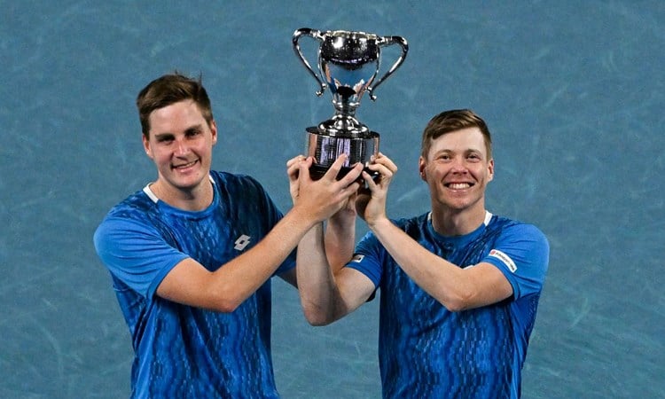 Henry Patten and Harri Heliovaara lift the 2025 Australian Open men's doubles title