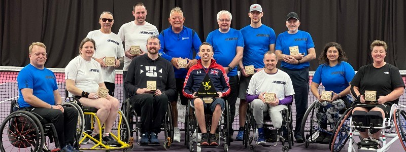 Invictus Games Wheelchair Tennis competition at Loughborough University