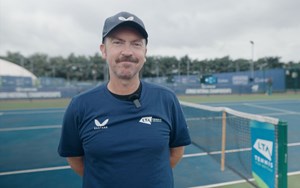 A headshot of coach, Luke Milligan