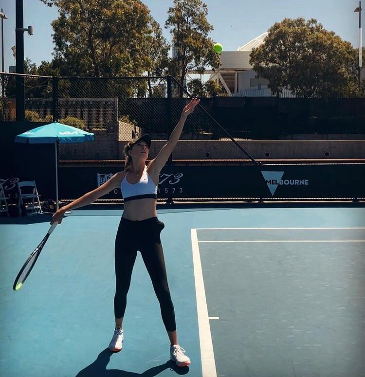 Katie Boulter practises in Melbourne