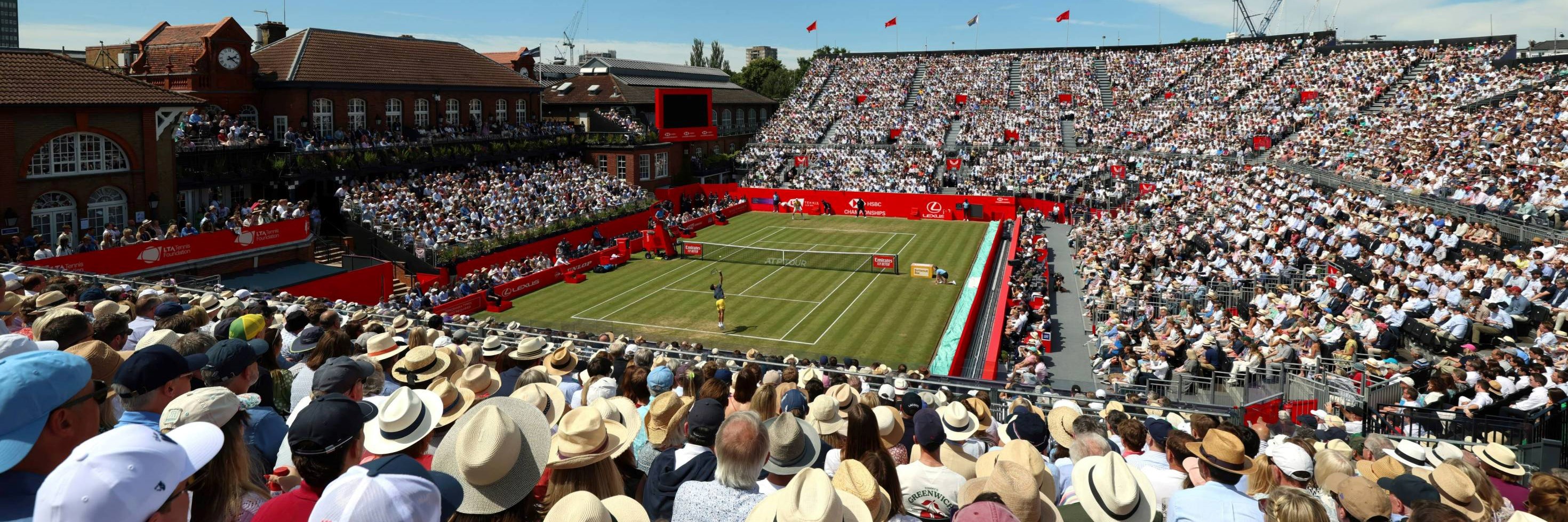 Centre Court at the HSBC Championships