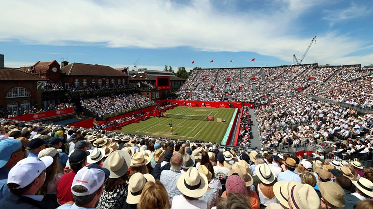 Centre Court at the HSBC Championships