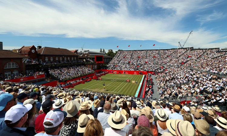 Centre Court at the HSBC Championships