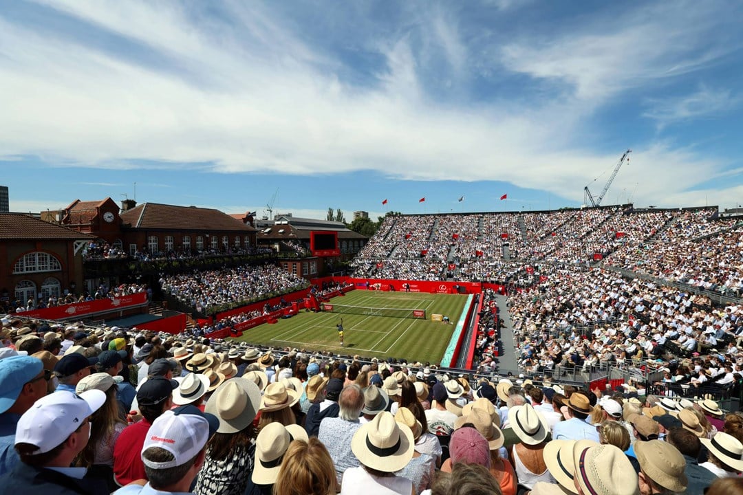 Centre Court at the HSBC Championships