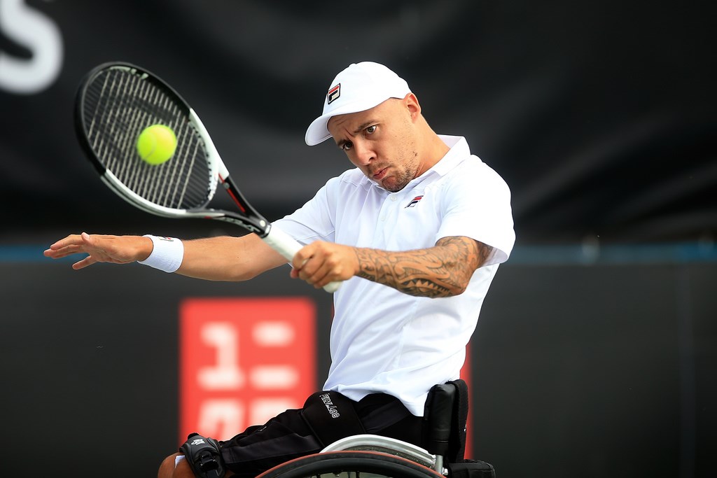 Andy Lapthorne mid forehand