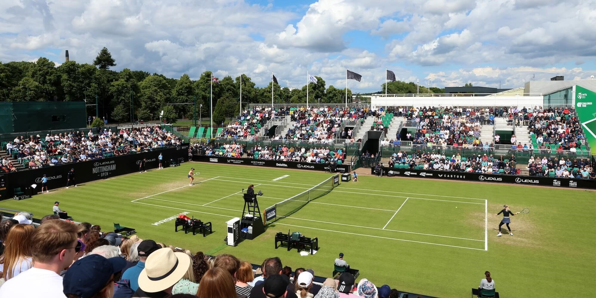 Centre Court view at the Lexus Nottingham Open