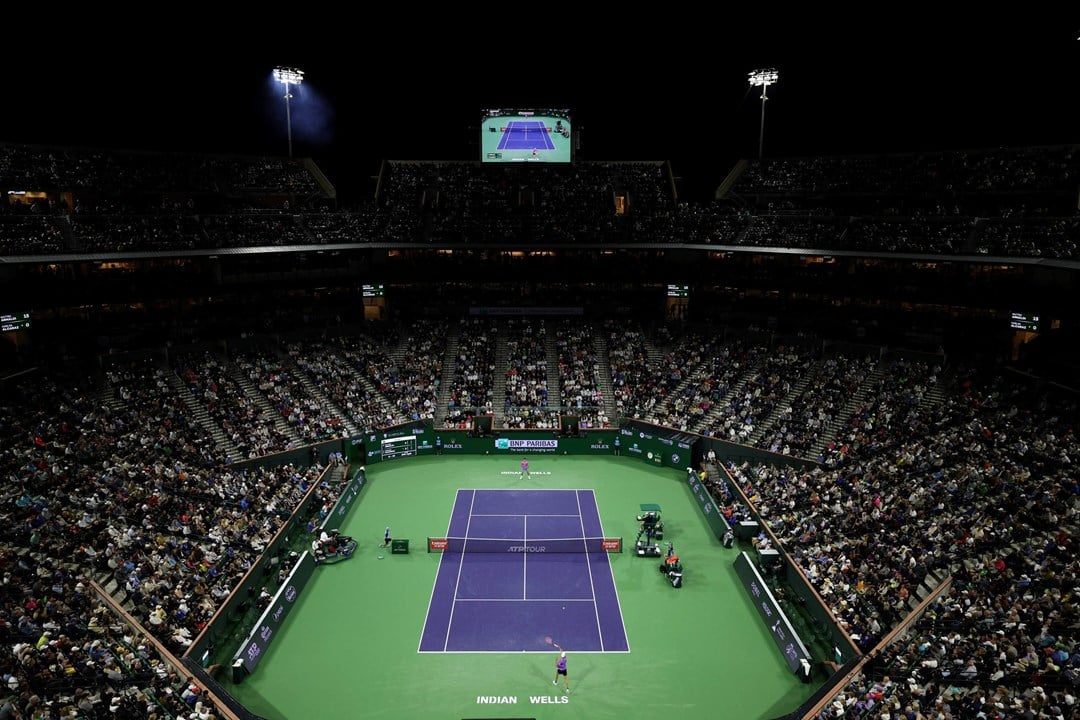 Centre Court view at the BNP Paribas Open Indian Wells