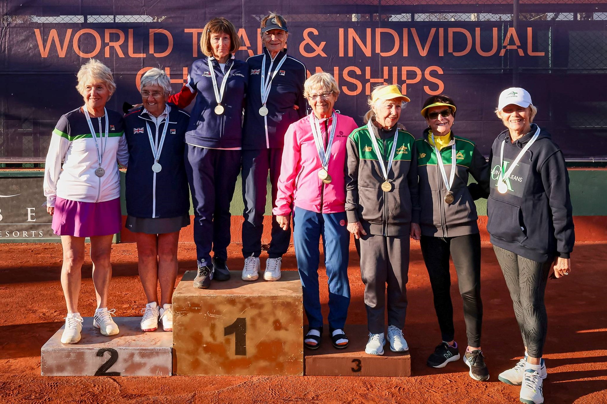 Great Britain take home six gold medals at the ITF Masters World Team