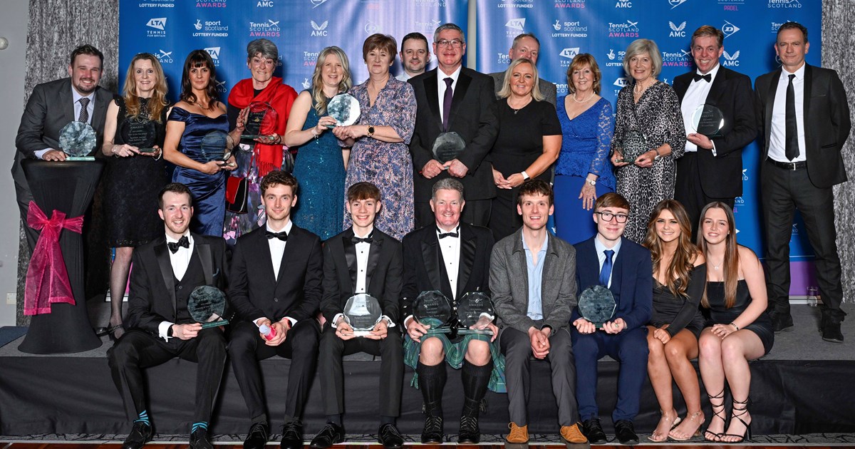 Winners revealed at Tennis Scotland Awards 2024