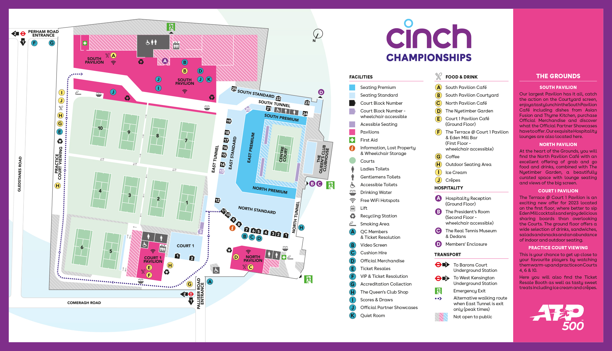 cinch Championships On the day information LTA