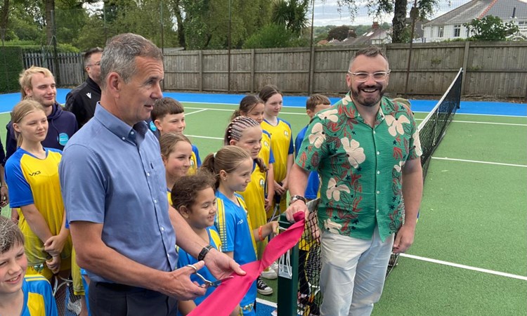 Caerphilly Park Tennis Courts Reopen After Renovation