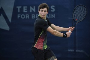 British junior Jamie Diack in action at the Lexus Junior National Championships