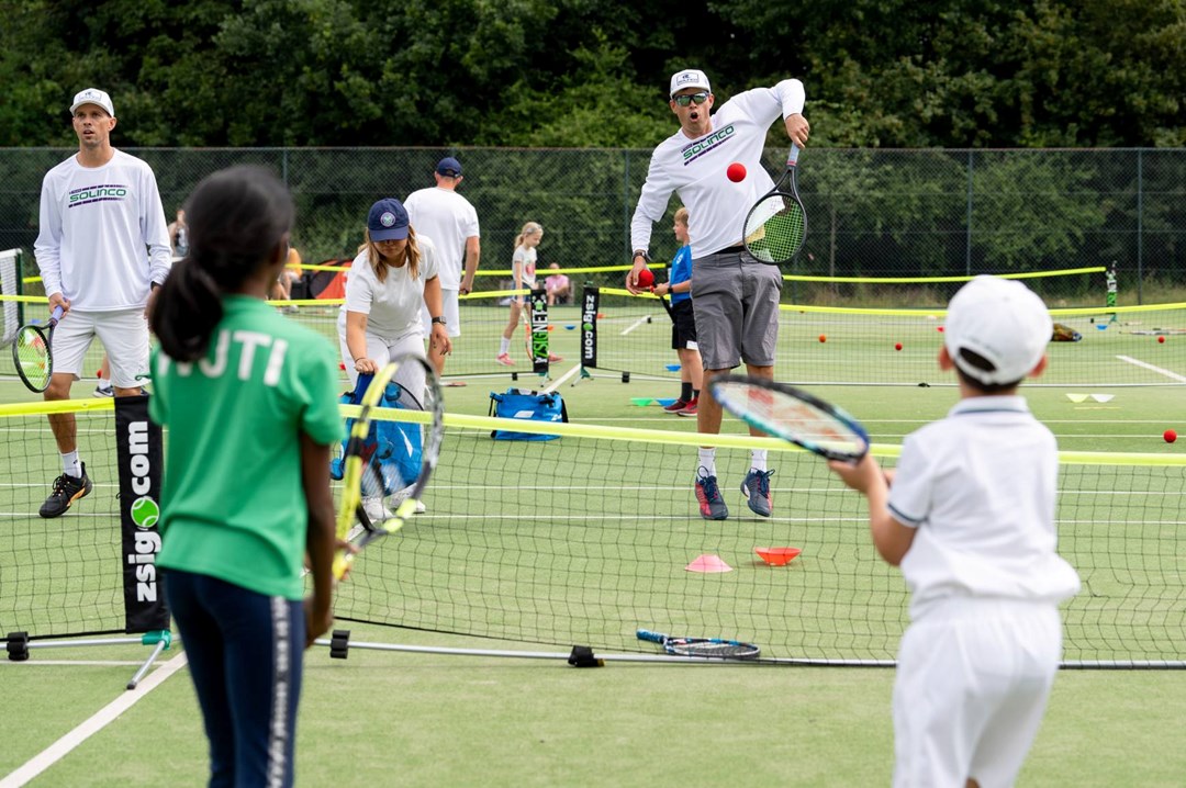 Hundreds of children & adults take to Wimbledon Park courts for 'Middle  Saturday Opened Up