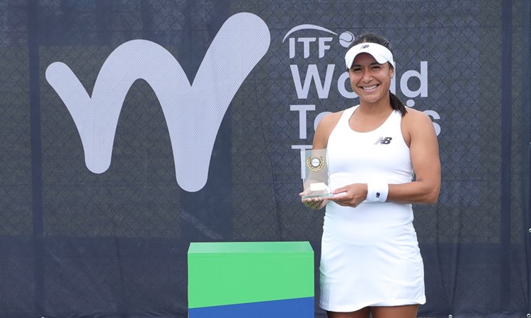 Heather Watson with the Lexus GB Pro Series title