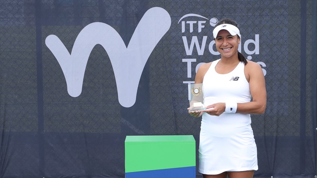 Heather Watson with the Lexus GB Pro Series title