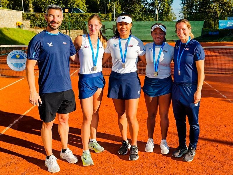 The GB 16U Girls' team who finished runners-up in the 2023 Summer Cup