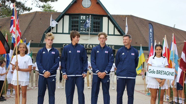 16U Great Britain boys team at the European Summers Cup