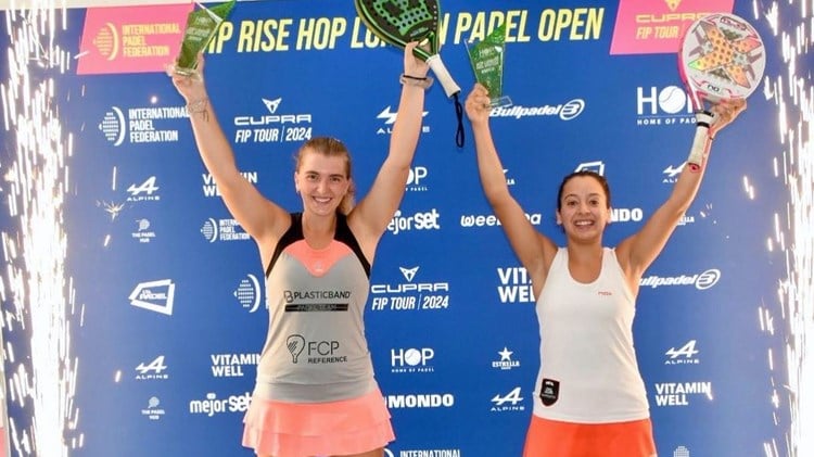 Champions at the 2024 HOP Padel Open