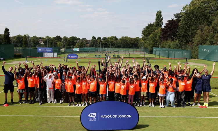 Participants of the Rally Together London Festival cheering