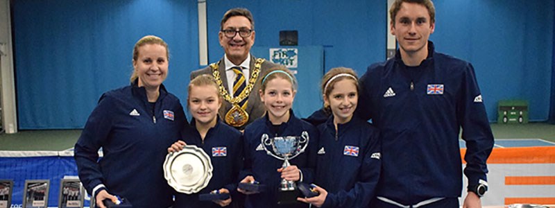 GB girls team make history with first Tennis Europe Winter Cup win