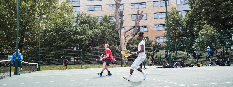 People playing in Lewisham Park