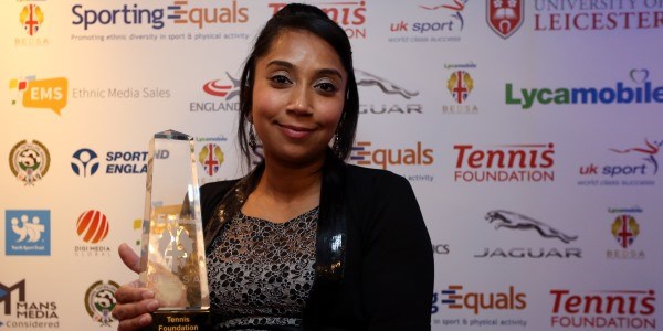 Tennis Foundation Special Recognition Awards winner Rashida Salloo