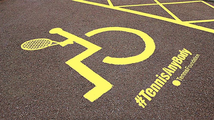Tennis Any Body - Disabled Parking Space