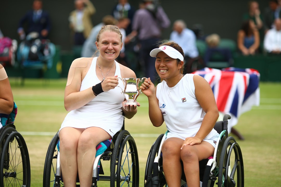 Jordanne Whiley and Yui Kamiji