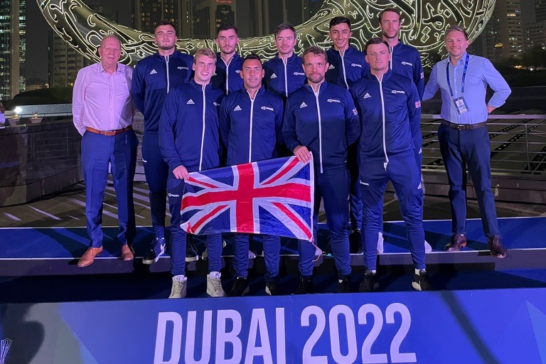 GB men's padel team at the World Padel Championships