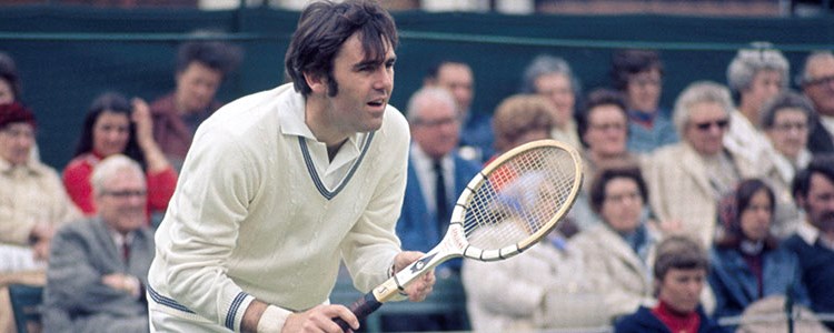 Paul Hutchins playing tennis