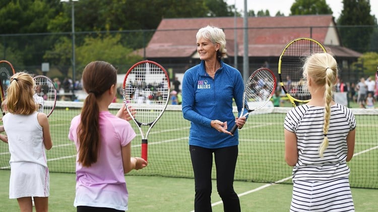 Judy Murray pictured during Middle Sunday at Wimbledon Park