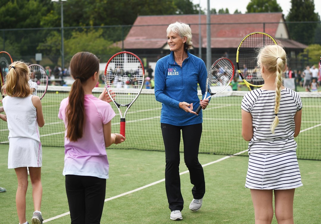 Judy Murray pictured during Middle Sunday at Wimbledon Park