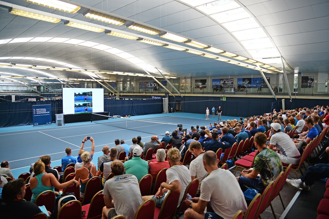 Audience seated at LTA National Coaches Conference 2018