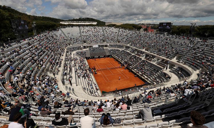 Tennis stadium in Italy