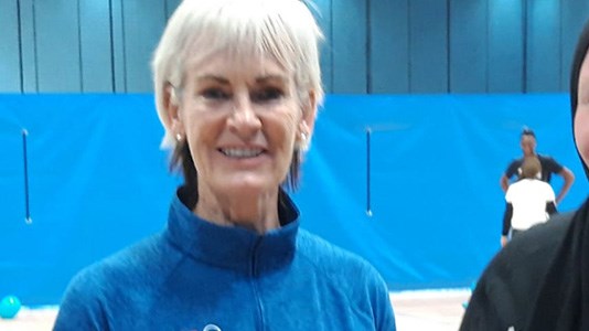 Coach Nalette Tucker and Judy Murray smiling for a photo