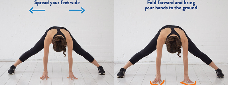 Standing discount leg stretches