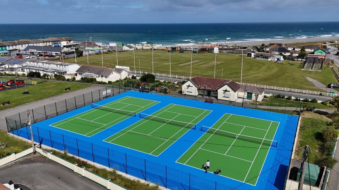 Westward Ho! Tennis Courts After investment 