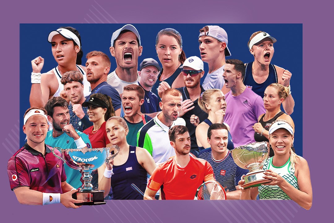 British tennis stars celebrate over 210 pro titles across the 2023 season